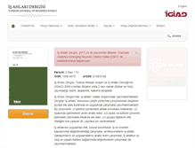 Tablet Screenshot of isahlakidergisi.com